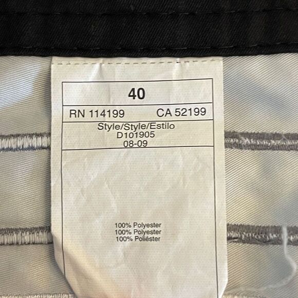 Quiksilver Mens Board Shorts Swimwear Drawstring Strap Gray Black Logo Size 40 - Picture 3 of 7